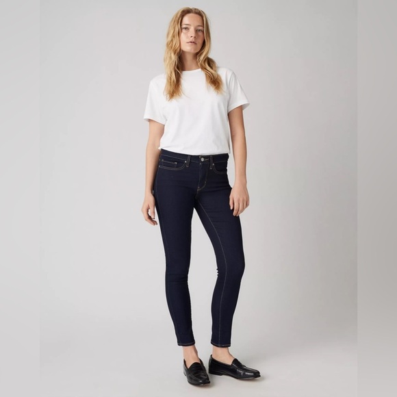NWT Levi's 311 Shaping Skinny jeans Darkest Sky Dark Wash Cotton Stretch Size 30 - Picture 1 of 11